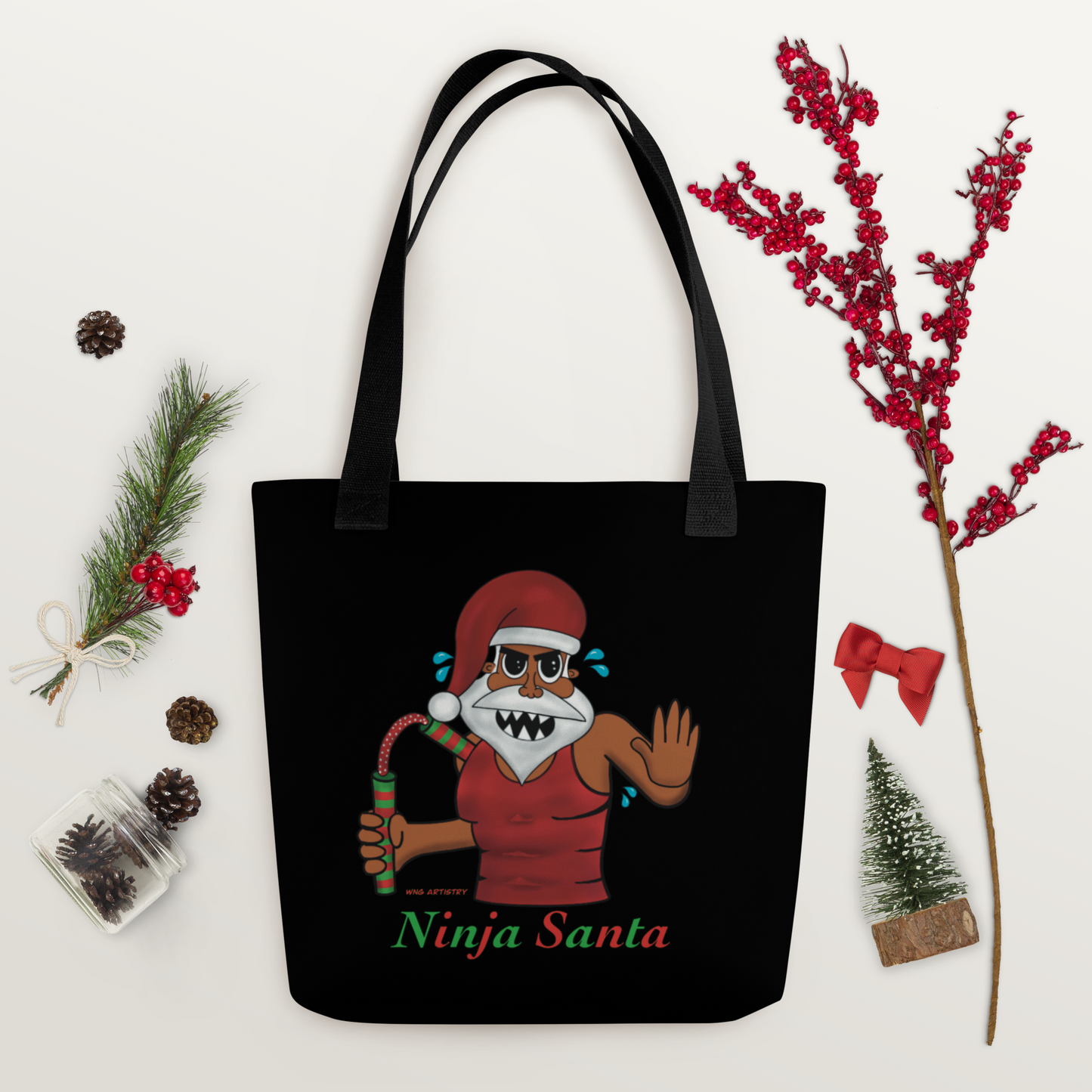 Ninja Santa - Tote Bag