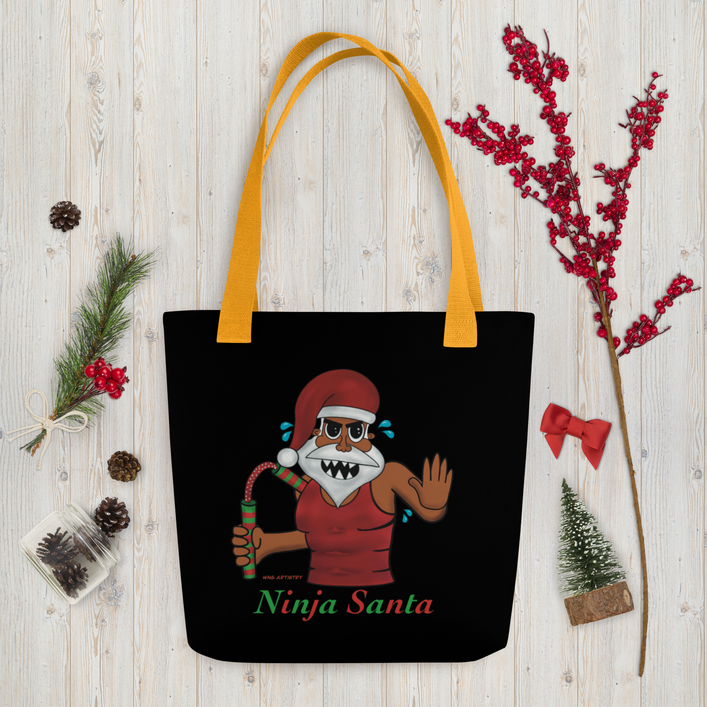 Ninja Santa - Tote Bag