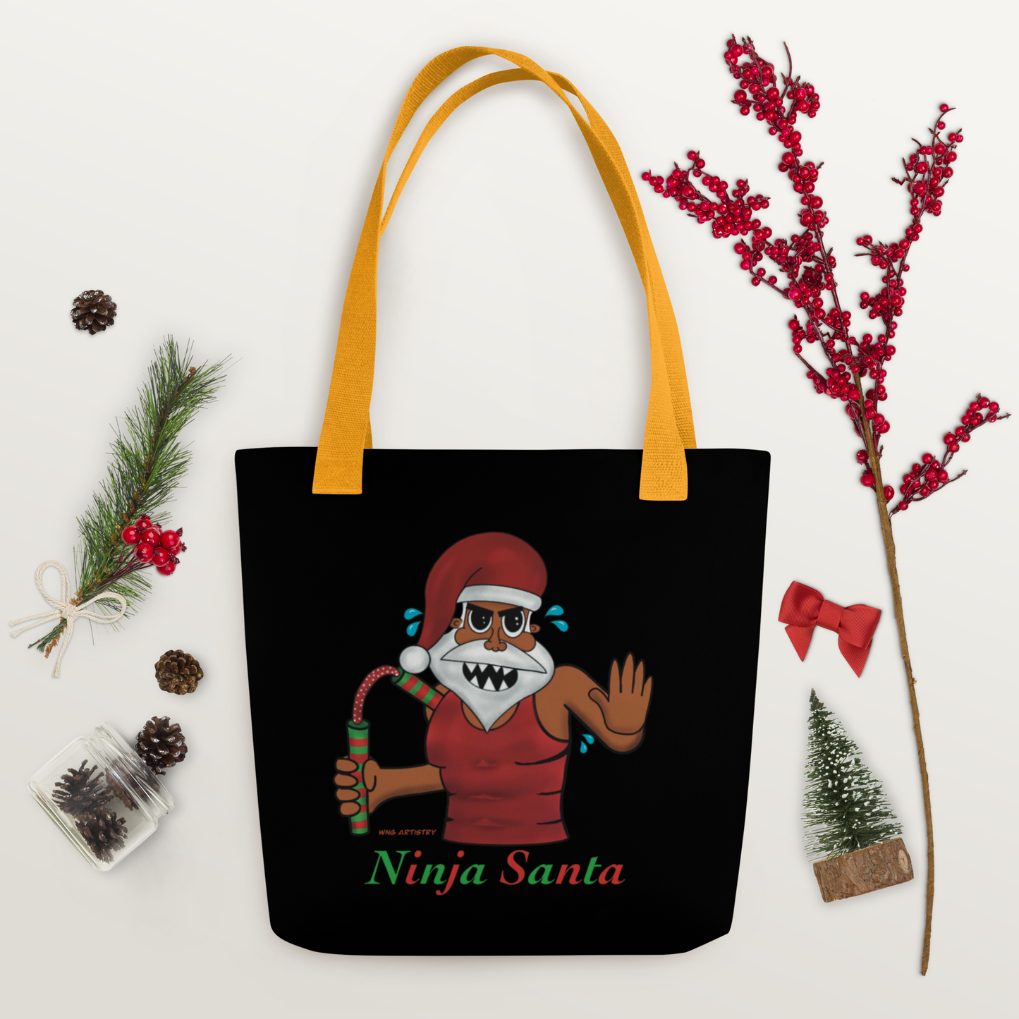 Ninja Santa - Tote Bag