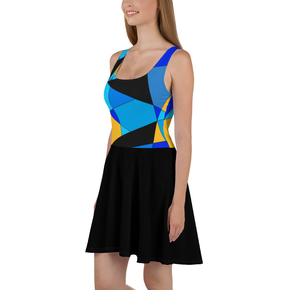 Fractured - Skater Dress