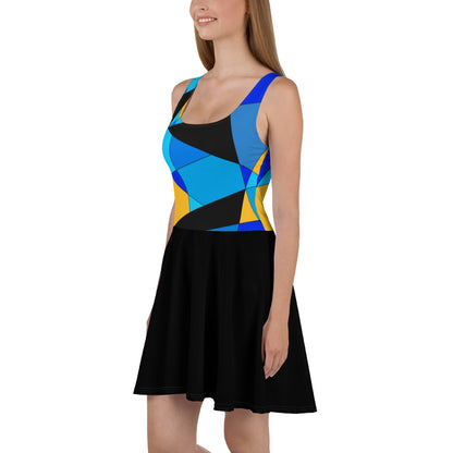 Fractured - Skater Dress