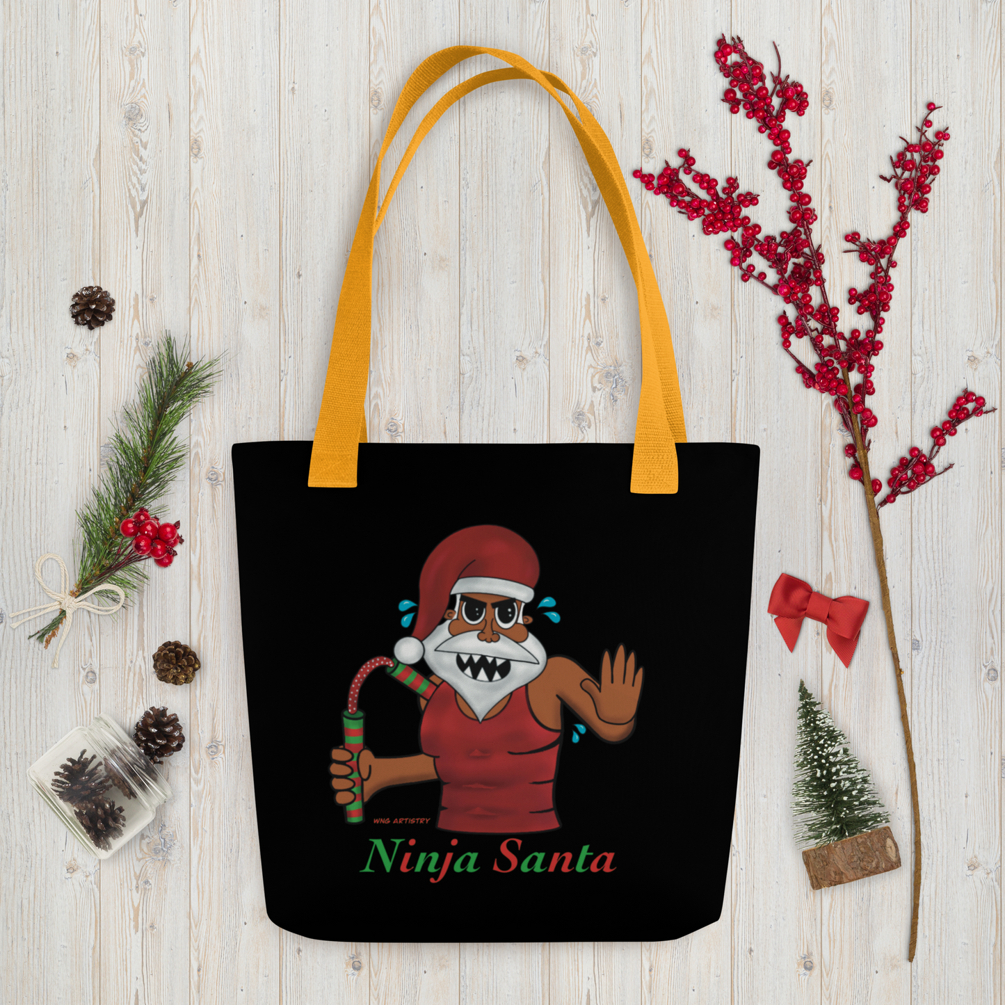 Ninja Santa - Tote bag